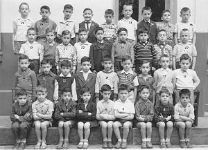 ECOLE PAIXHANS GARCONS 1956 CE1 MLLE COHEN